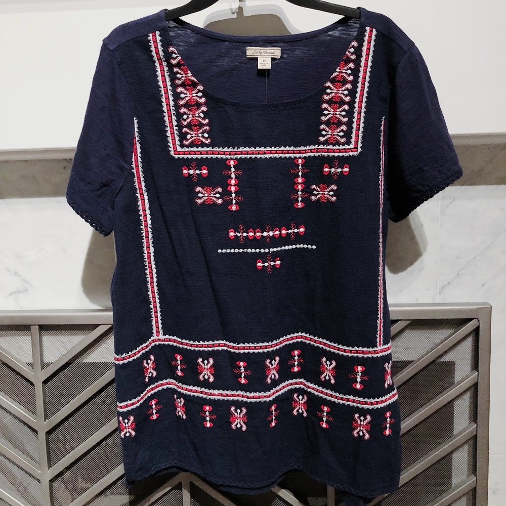 Boho Lucky Brand T-shirt (NWT)